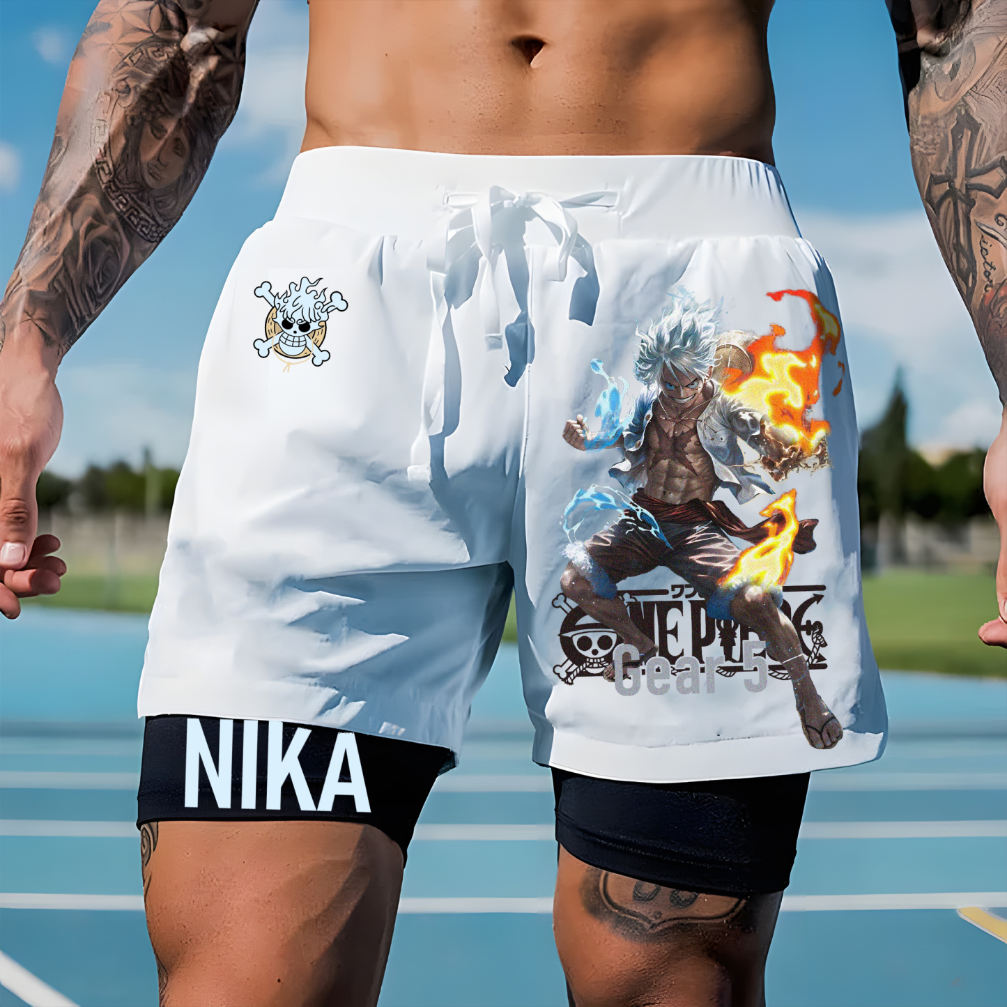 Unisex “ONE PIECE” Casual Anime Streetwear Shorts