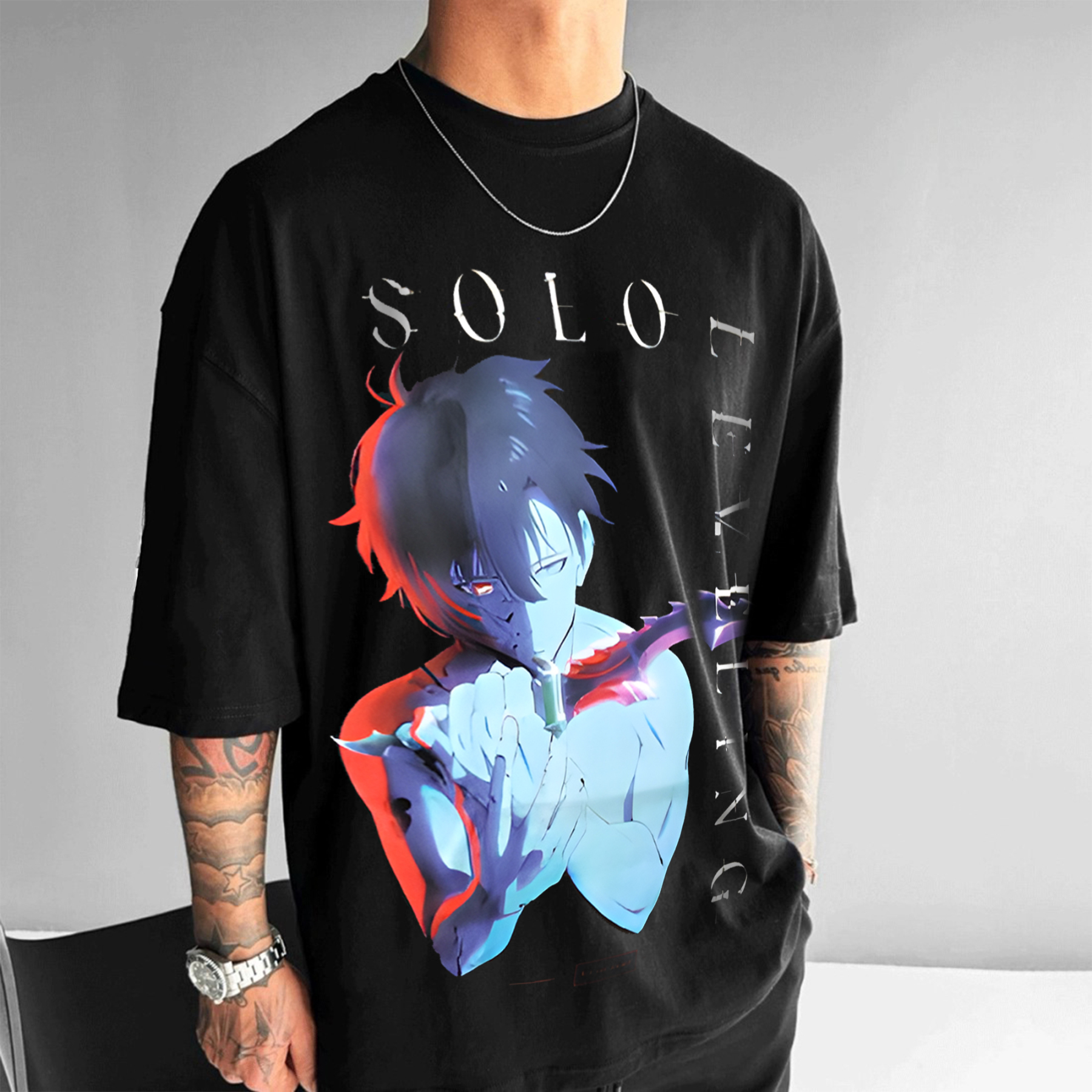 Unisex Anime Inspired Vintage T-Shirt-AnimeClothe