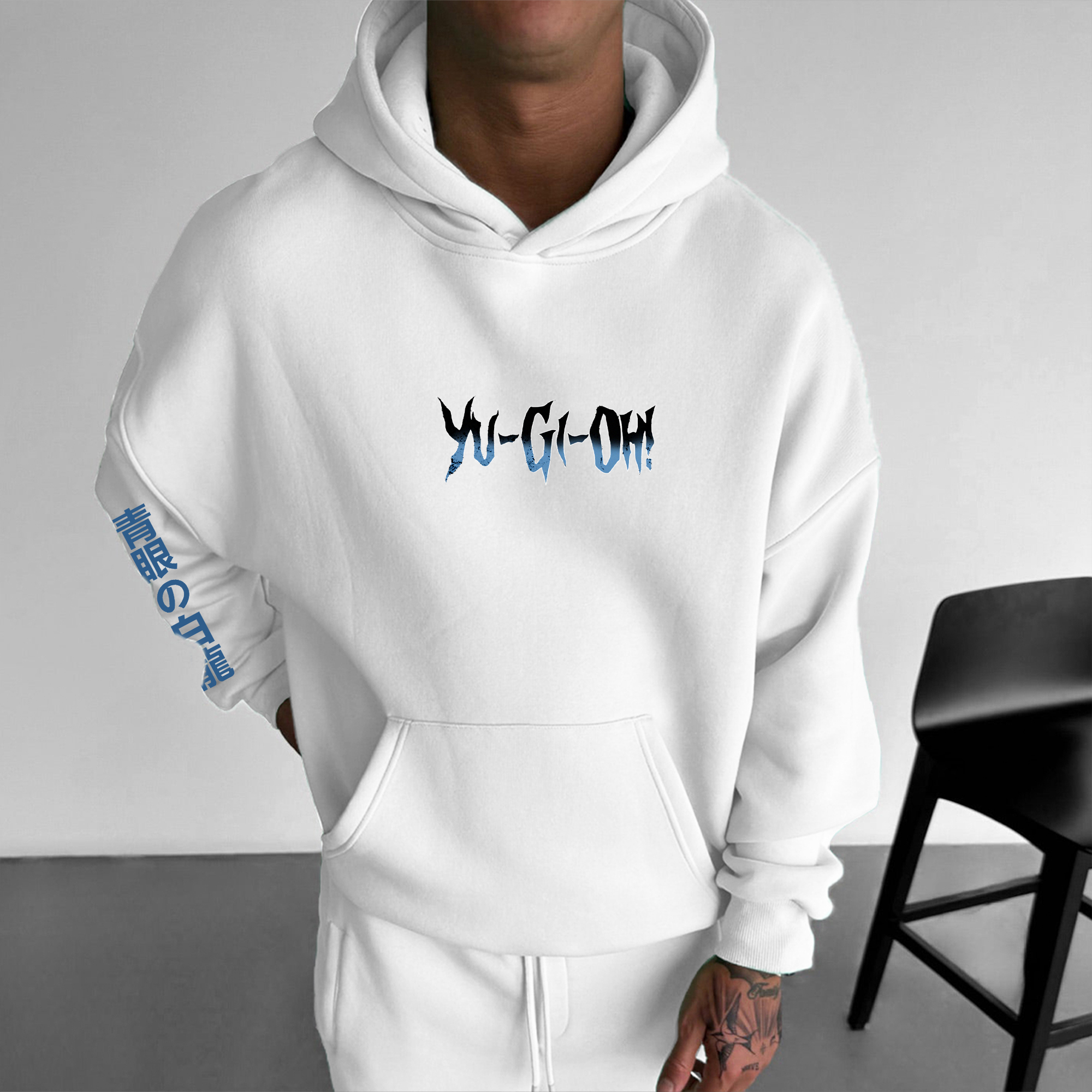  Unisex “Yu-Gi-Oh！” Anime Style Retro Hoodie-AnimeClothe