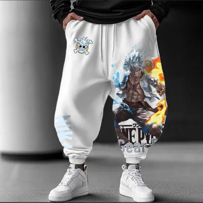 Unisex Anime Inspired Vintage Pants丨One Piece