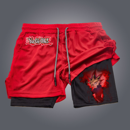 Unisex Anime Style Retro Shorts-AnimeClothe