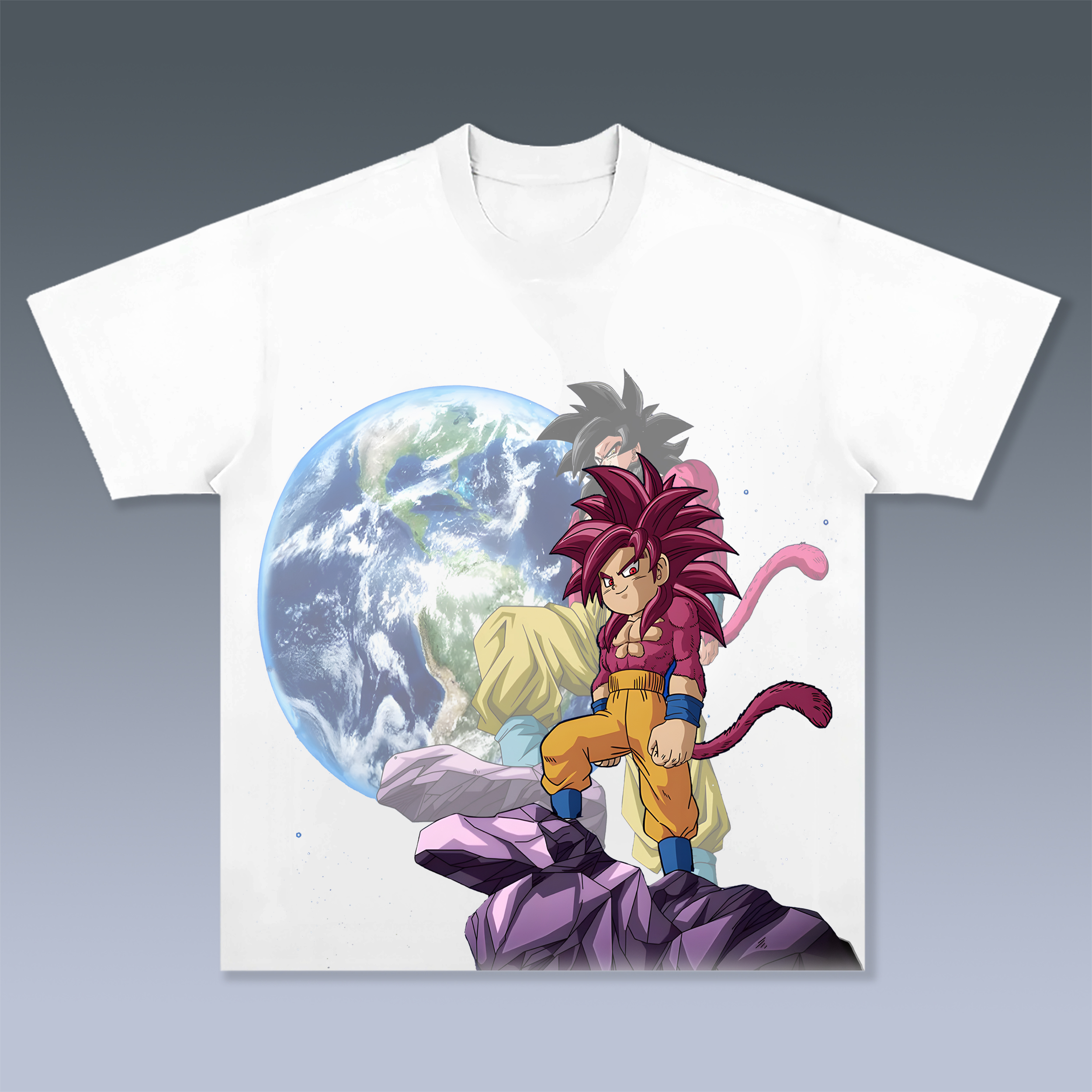 Unisex Anime Graphic Streetwear Vintage T-shirt-AnimeClothe