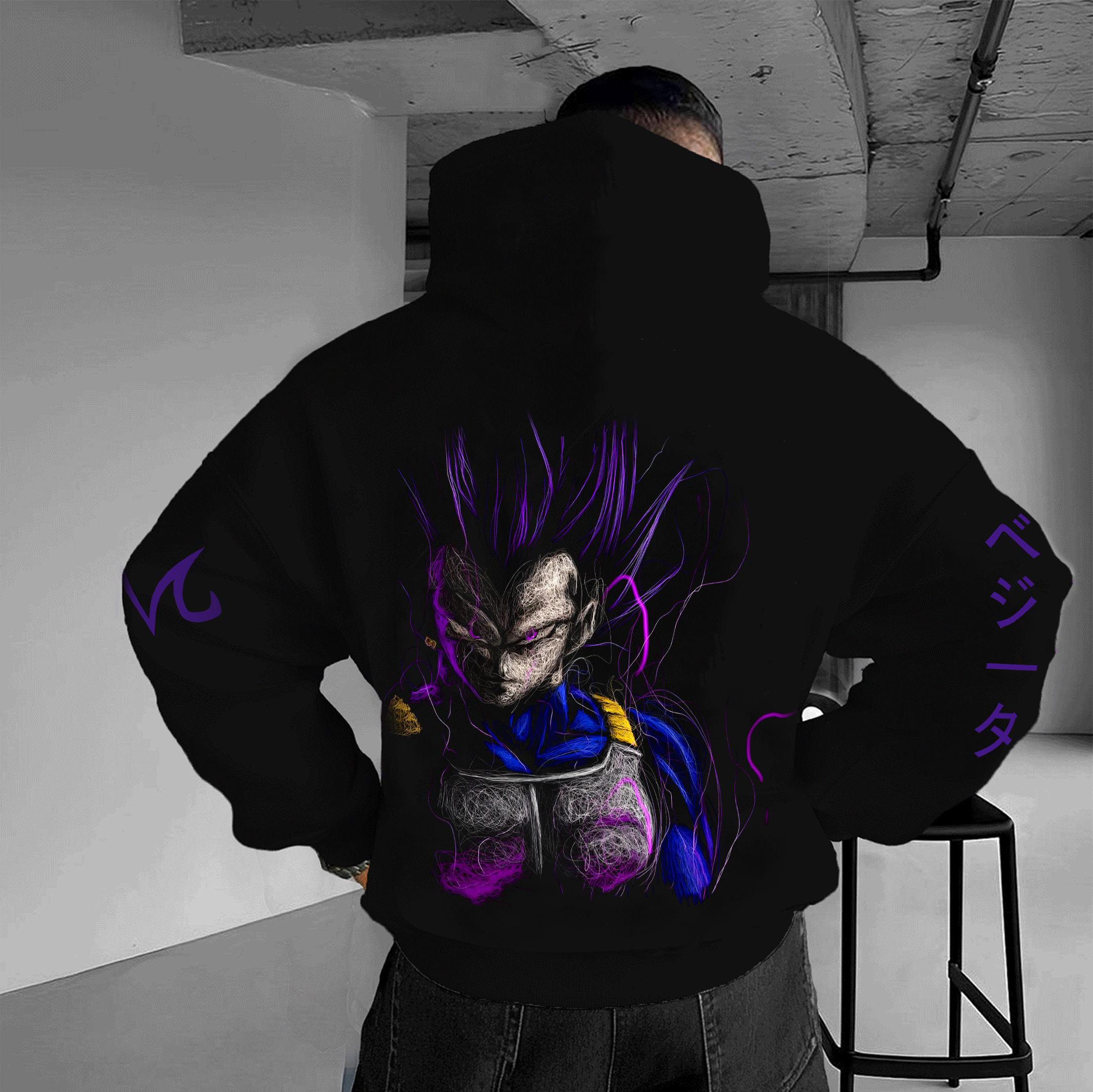 Unisex Anime Graphic Streetwear Vintage Hoodie-AnimeClothe