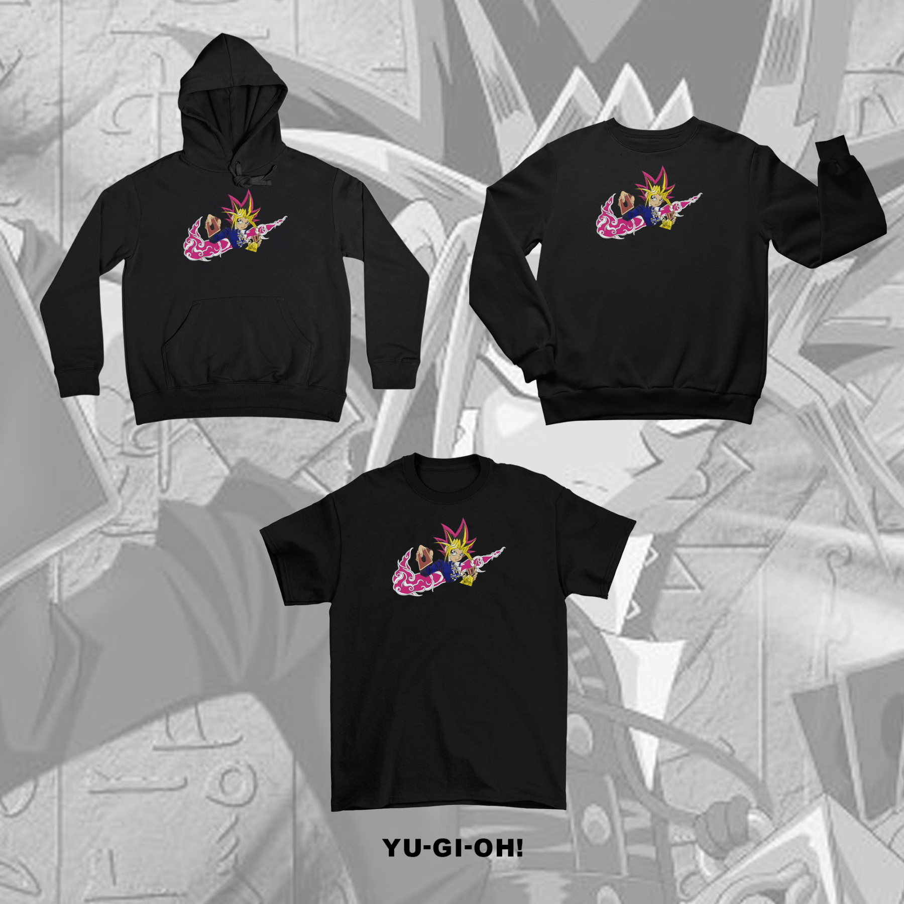 Unisex "Yu-Gi-Oh!" Anime Embroidered Top-AnimeClothe