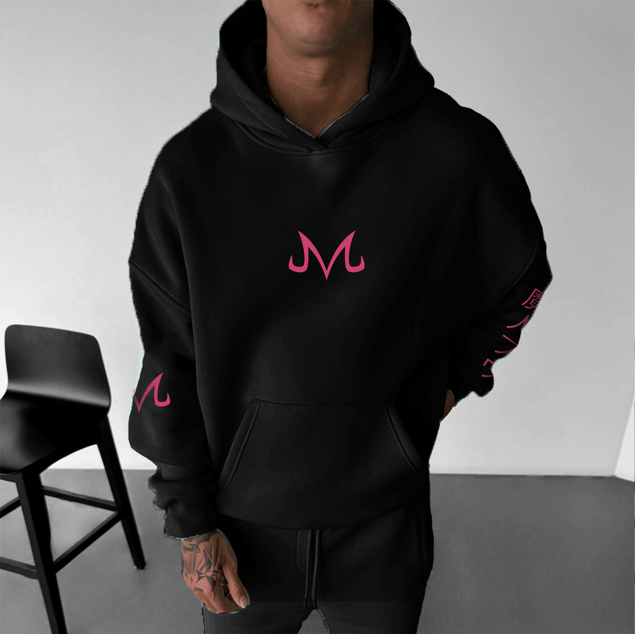 Unisex Anime Graphic Streetwear Vintage Hoodie-AnimeClothe