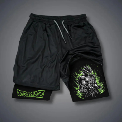 Unisex Casual Anime Streetwear Shorts-AnimeClothe