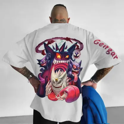Pokémon Unisex Anime Gengar T-shirt