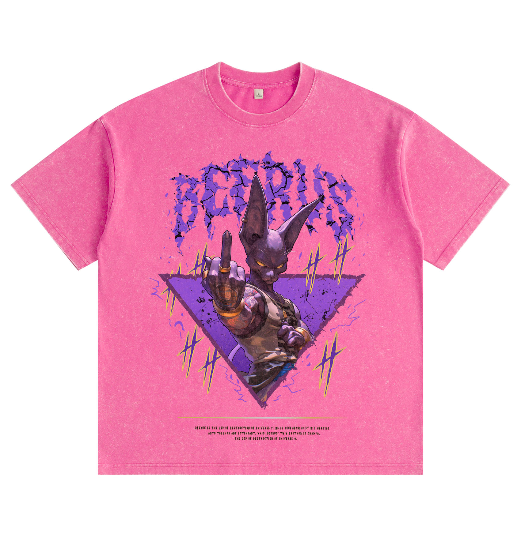 Dragon Ball Beerus Washed T-shirt