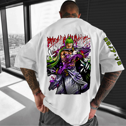 Unisex Anime Inspired Vintage T-Shirt丨