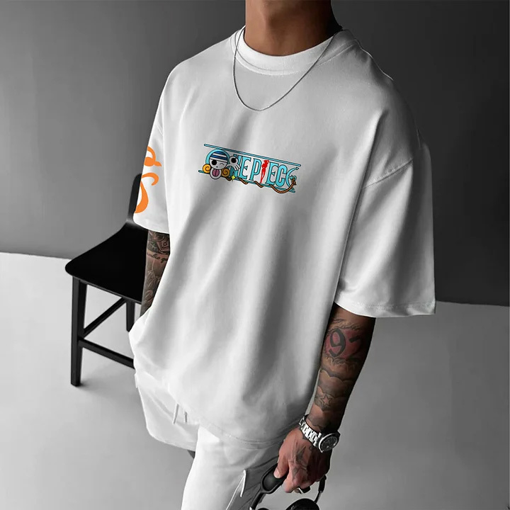 Unisex Anime Inspired Vintage T-Shirt丨