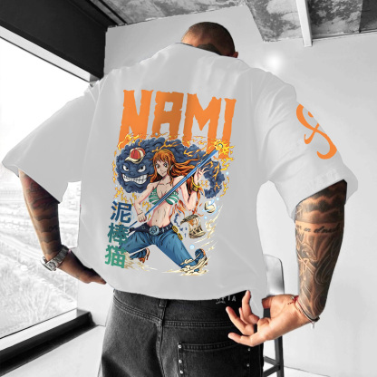 Unisex Anime Inspired Vintage T-Shirt丨