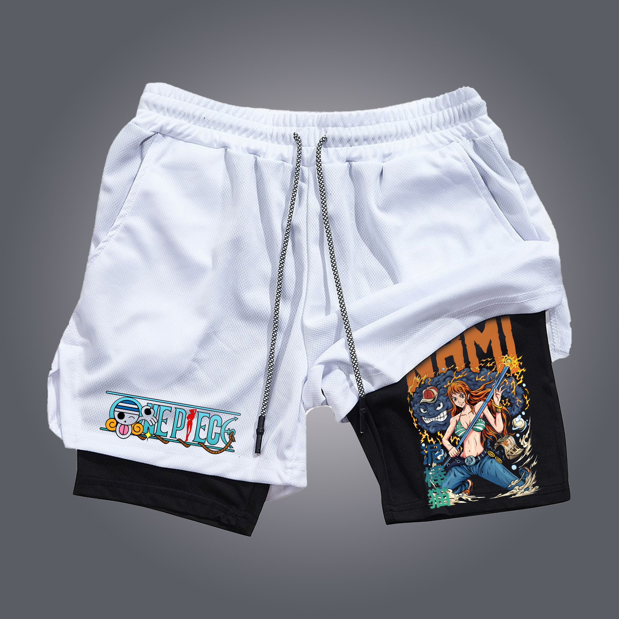 Unisex  Casual Anime Streetwear Shorts