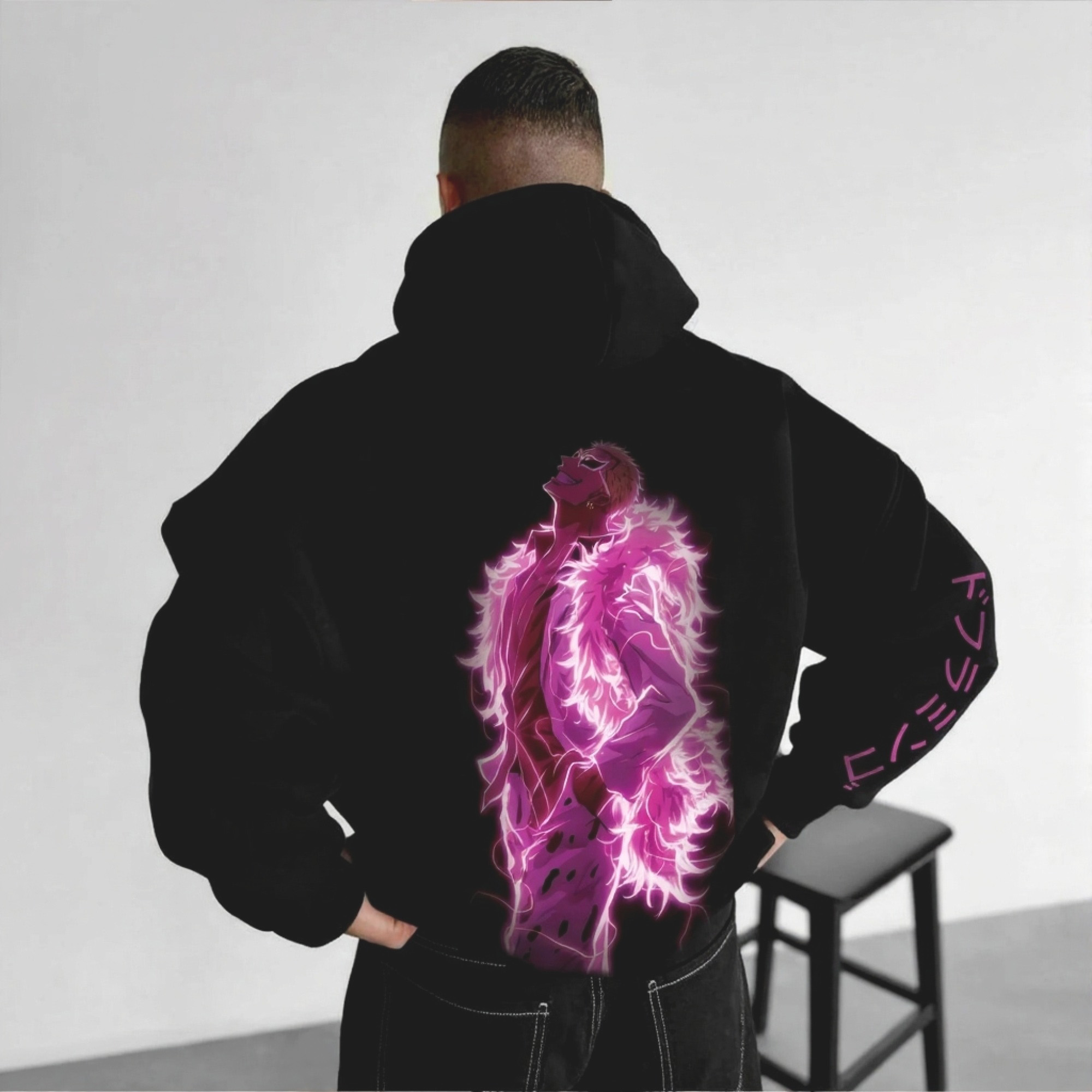 Unisex Anime Graphic Streetwear Vintage Hoodie
