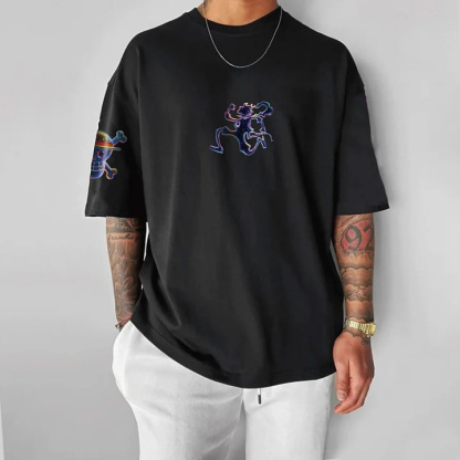 Unisex Anime Inspired Vintage T-Shirt丨