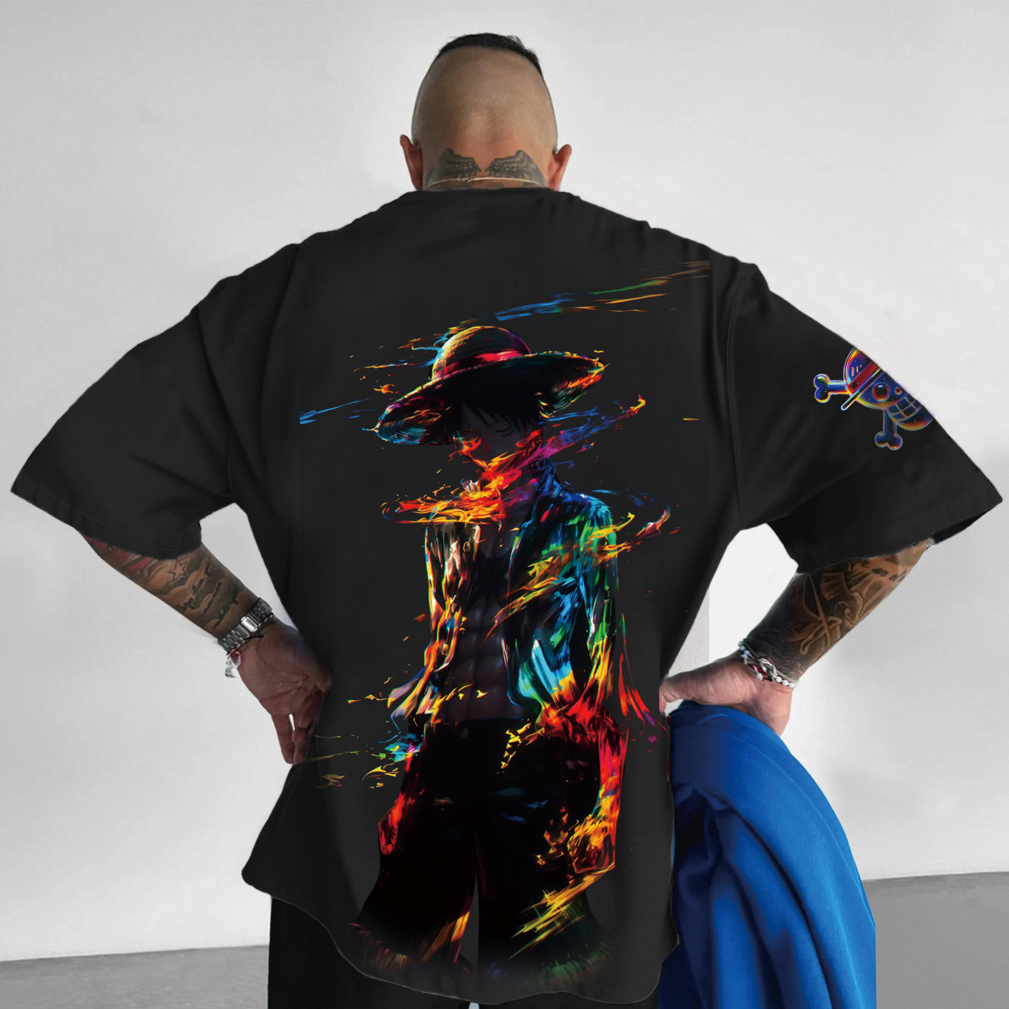 Unisex Anime Inspired Vintage T-Shirt丨