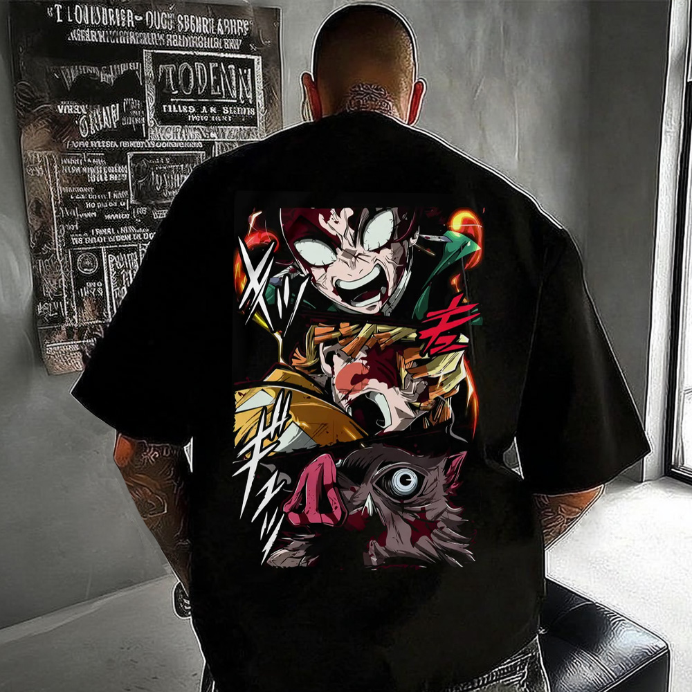Unisex Anime Inspired Vintage T-Shirt