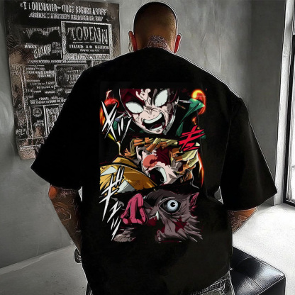 Unisex Anime Inspired Vintage T-Shirt