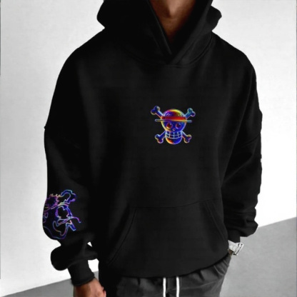 Unisex Anime Graphic Streetwear Vintage Hoodie