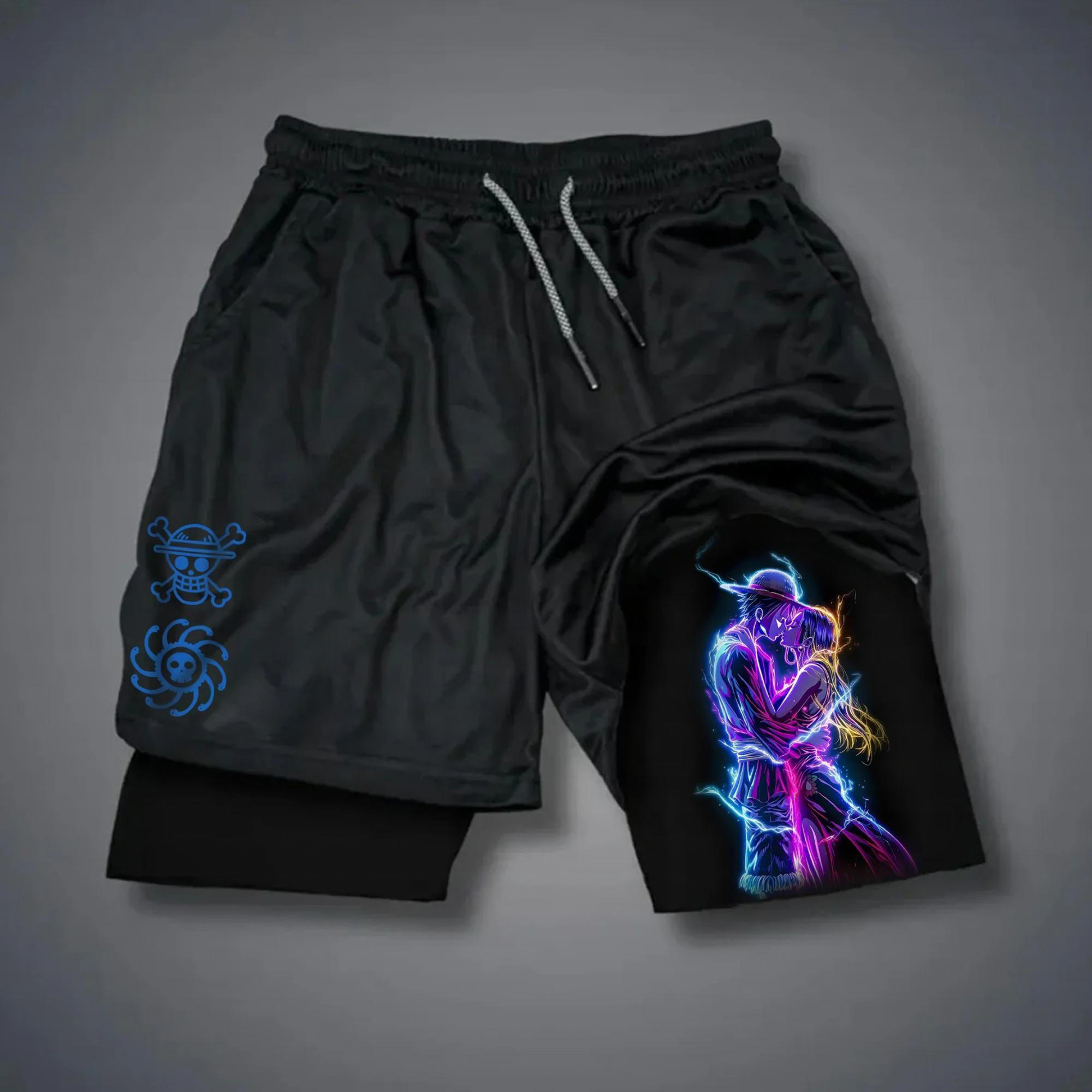 Unisex  Casual Anime Streetwear Shorts