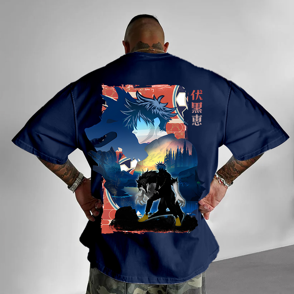 Casual Anima Design Short Sleeves T-shirt-AnimeClothe