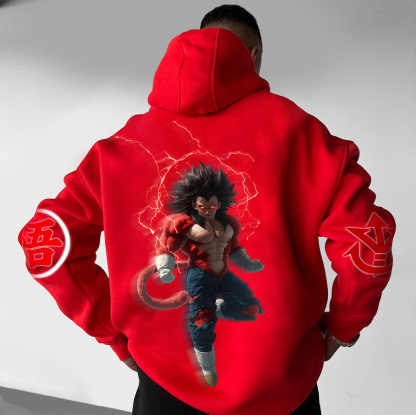 Unisex Anime Graphic Streetwear Vintage Hoodie-AnimeClothe
