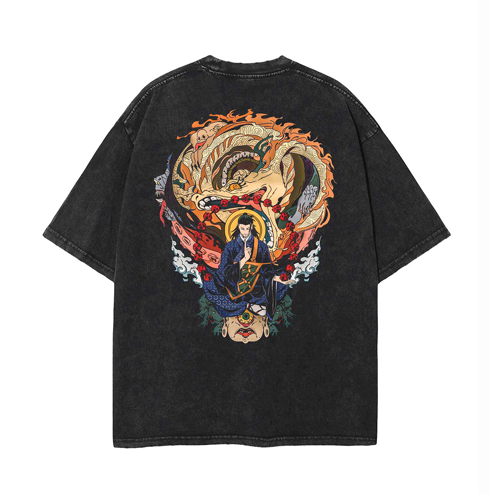 Geto Massacre 2-Sided Vintage Tee-AnimeClothe