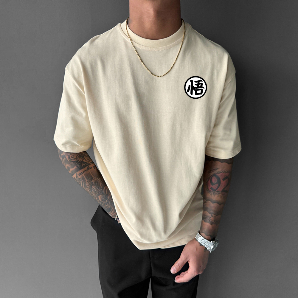 Unisex Oversized   Anime Print T-Shirt