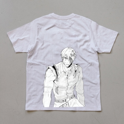Unisex Oversized Anime Print T-Shirt-AnimeClothe