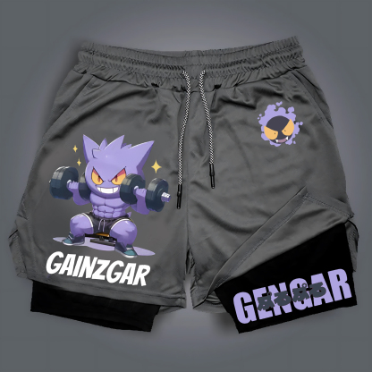 Unisex   Casual Anime Streetwear Shorts-AnimeClothe