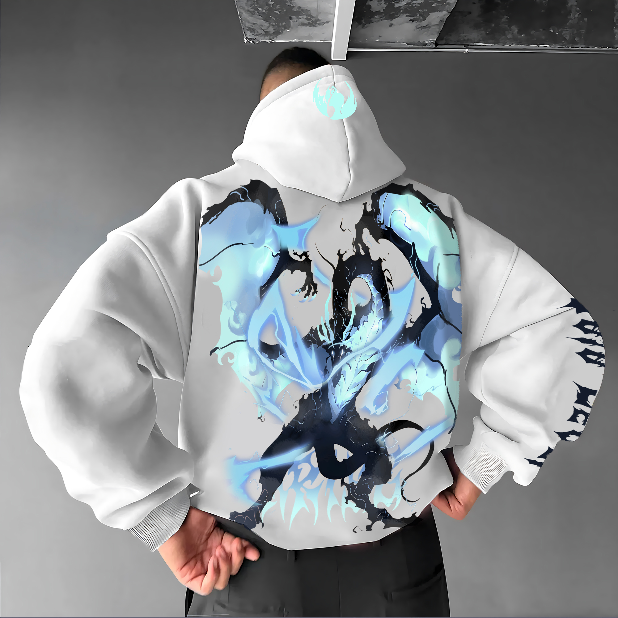  Unisex “Solo Leveling” Anime Graphic Streetwear Vintage Hoodie