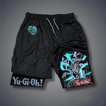 Unisex Anime Style Retro Shorts-AnimeClothe