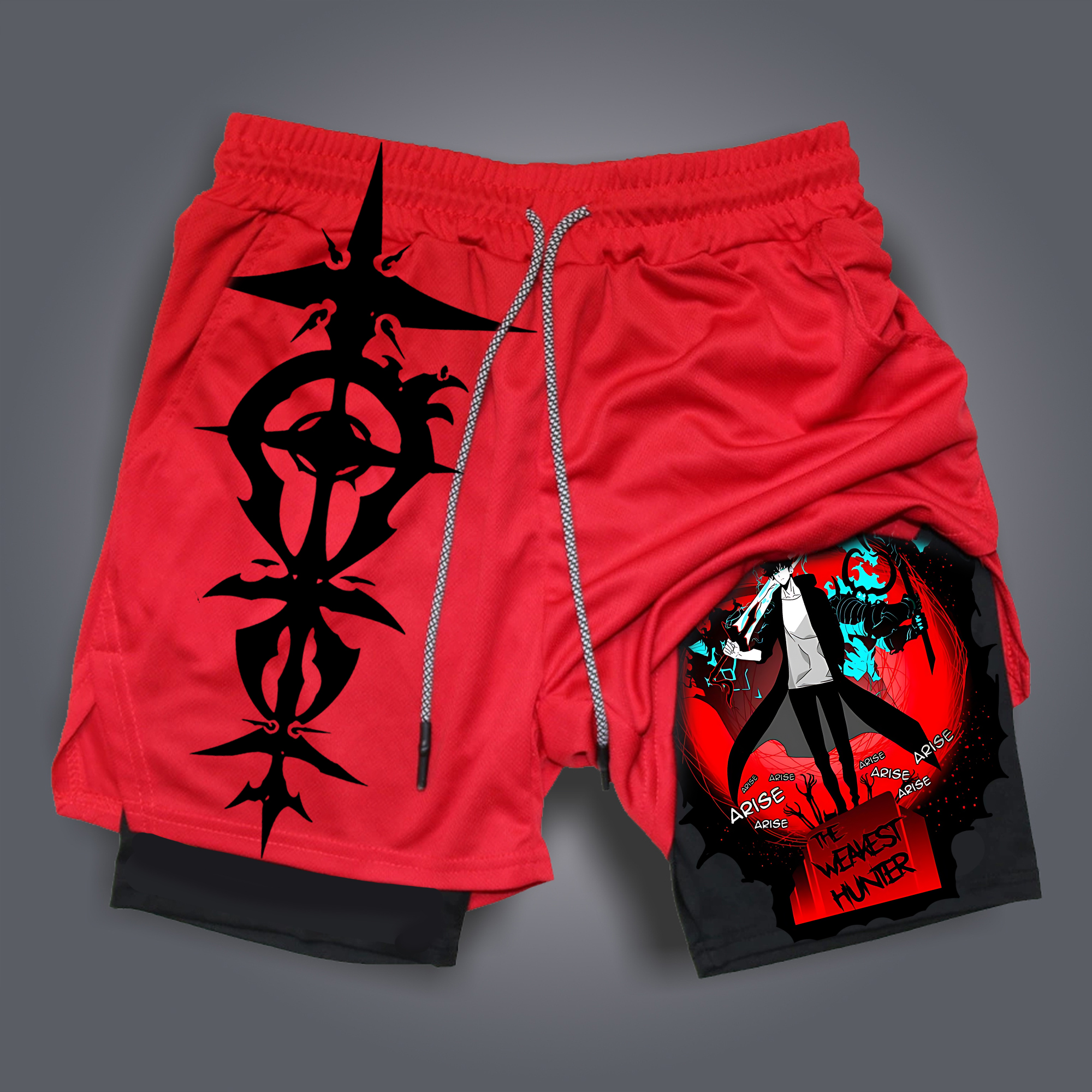 Unisex Casual Anime Streetwear Shorts-AnimeClothe