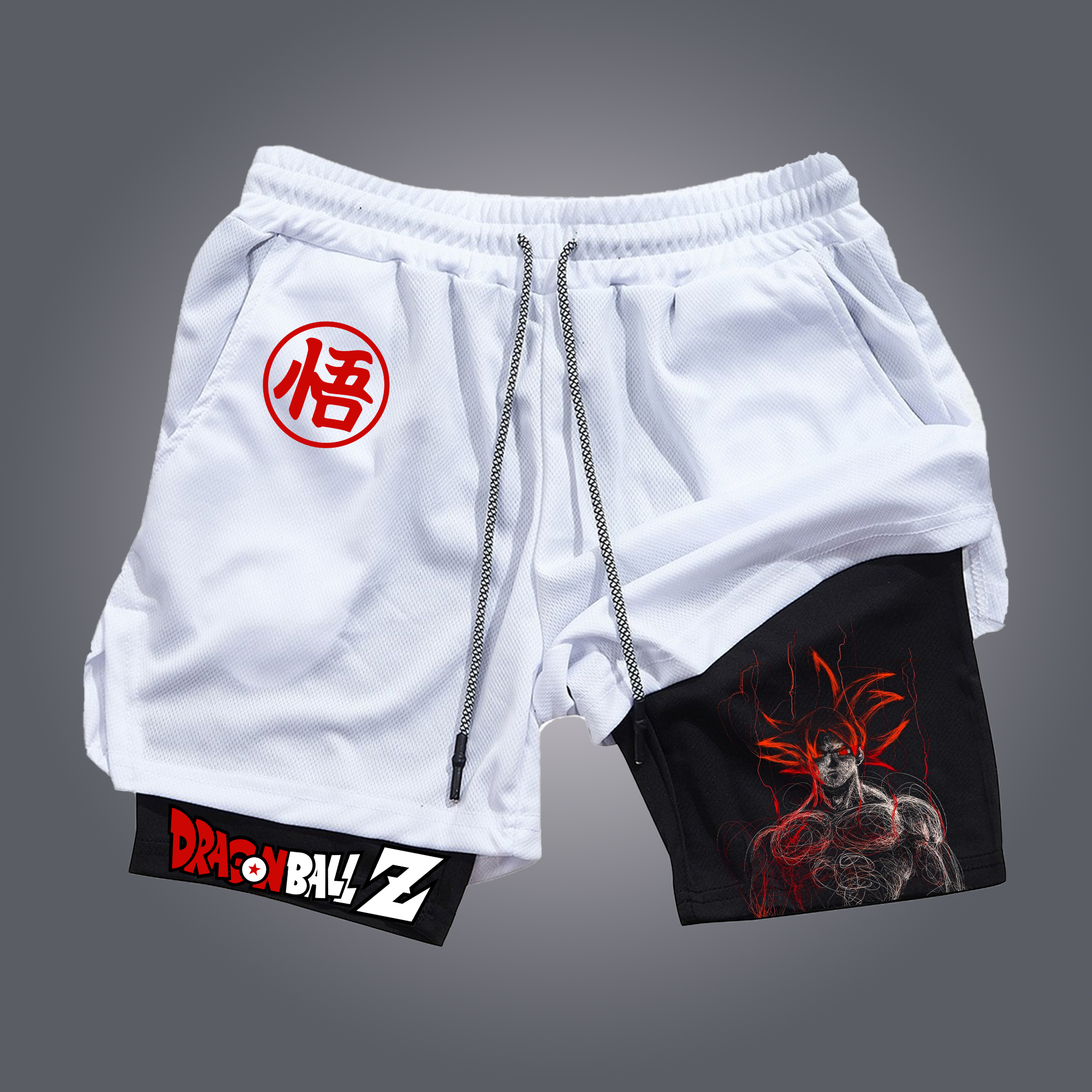 Unisex Casual Anime Streetwear Shorts-AnimeClothe