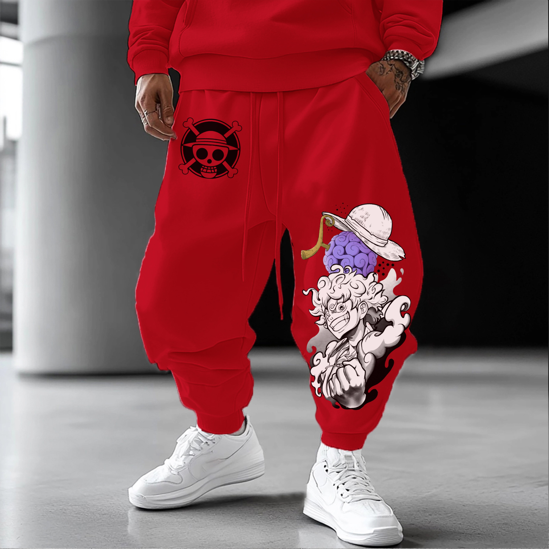 Unisex Anime Printed  Pants丨 One Piece-AnimeClothe