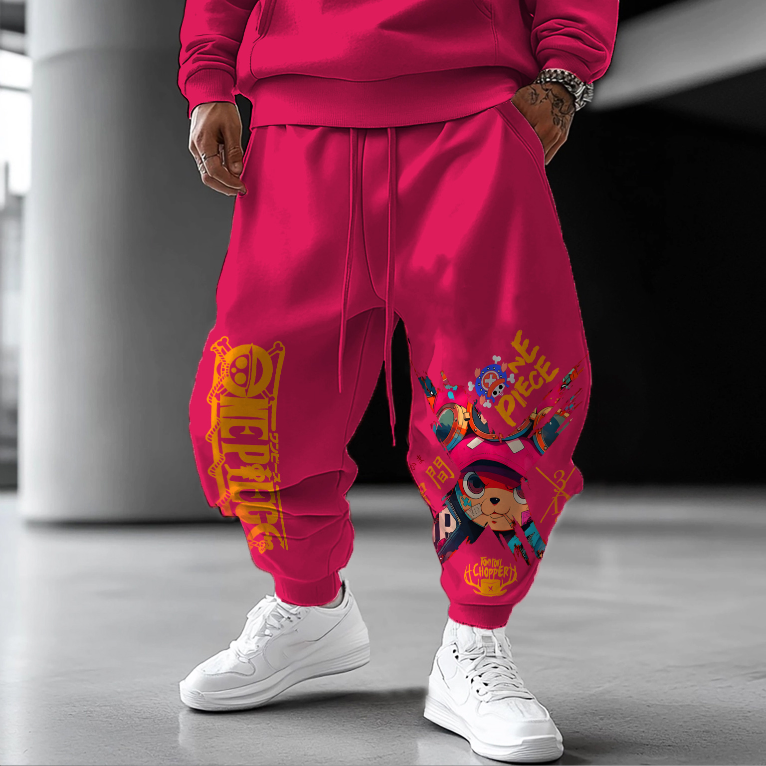 Unisex Casual Anime Streetwear Pants-AnimeClothe