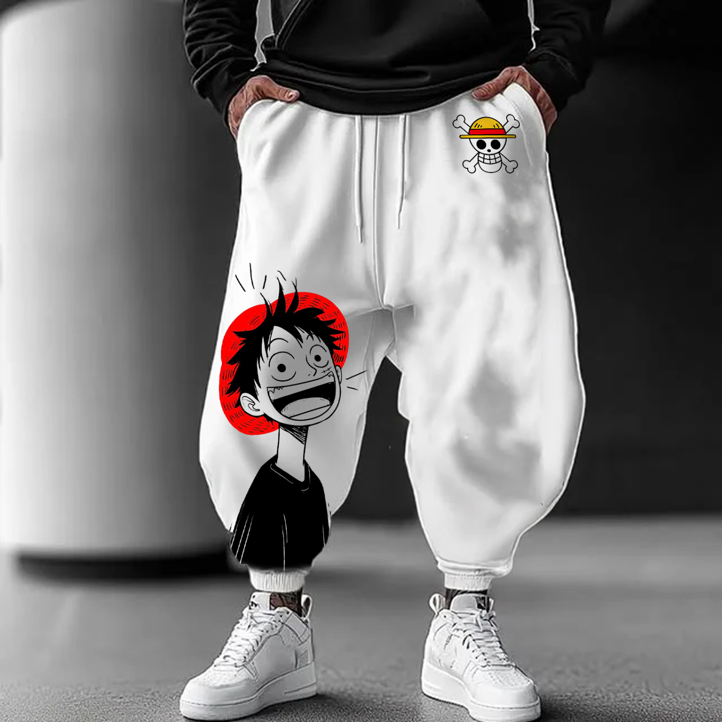 Unisex Casual Anime Streetwear Pants丨One Piece-AnimeClothe