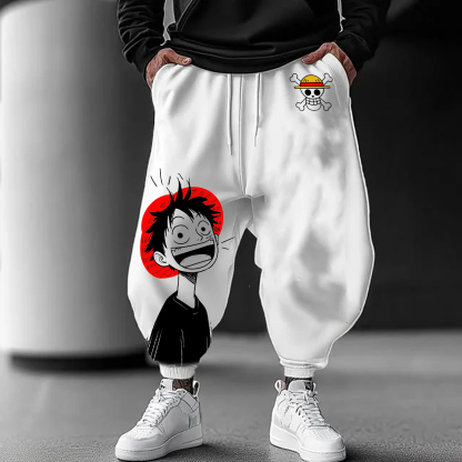 Unisex Casual Anime Streetwear Pants丨One Piece-AnimeClothe