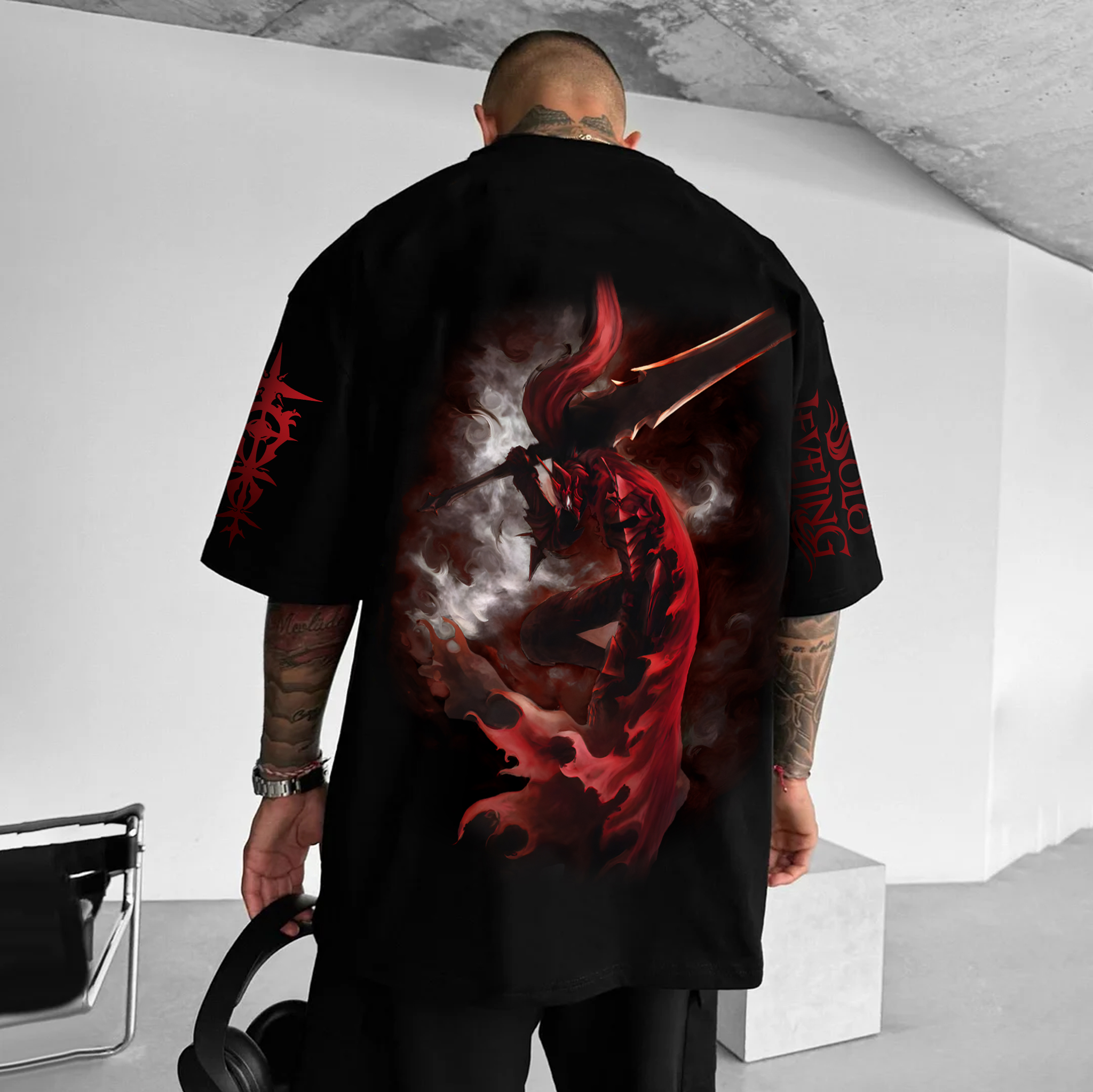 Unisex  "Solo Leveling" Anime Inspired Vintage T-Shirt-AnimeClothe