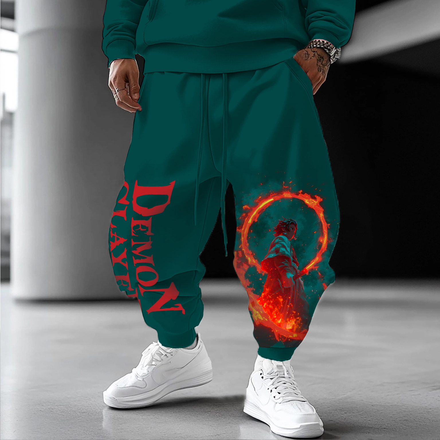Unisex  “Demon Slayer” Casual Anime Streetwear Pants-AnimeClothe