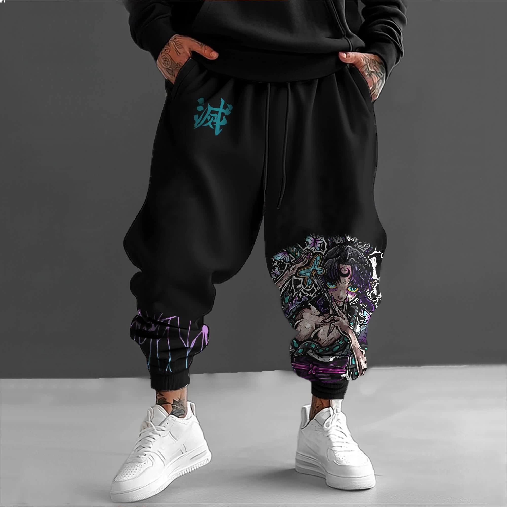 Unisex Anime Inspired Vintage Pants