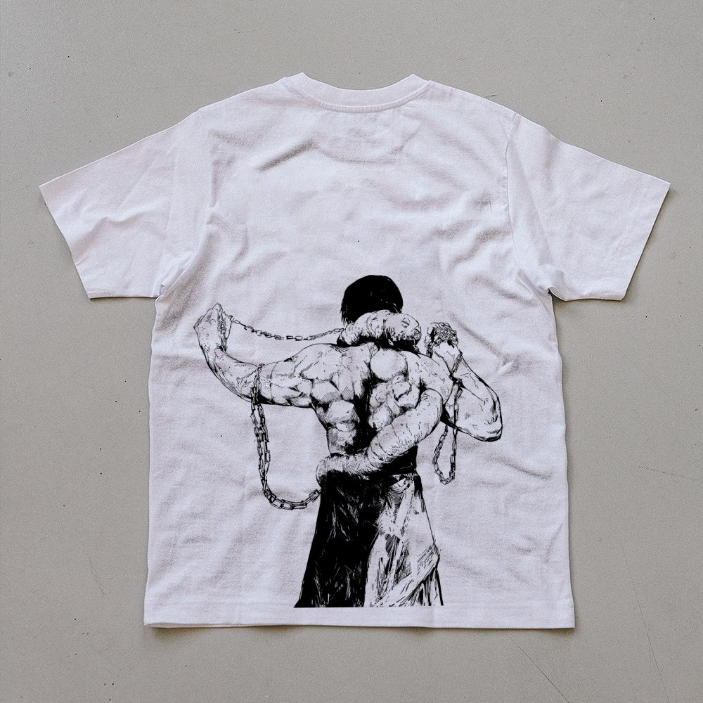 Unisex Oversized Anime Print T-Shirt-AnimeClothe