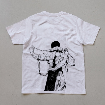 Unisex Oversized Anime Print T-Shirt-AnimeClothe