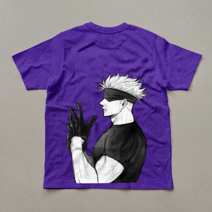 Unisex Oversized Anime Print T-Shirt-AnimeClothe