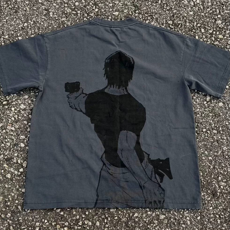 VINTAGE TEE丨Toji & Amanai shirt-JJK-AnimeClothe