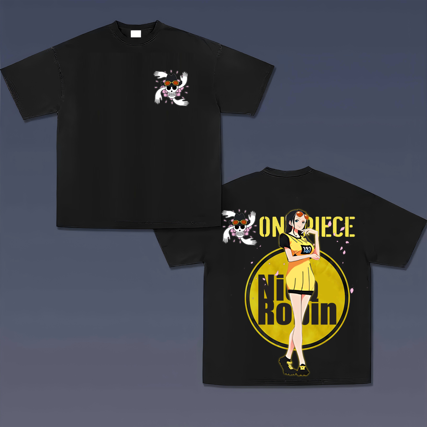 Unisex Vintage T-shirt | Borussia Dortmund x One Piece-AnimeClothe