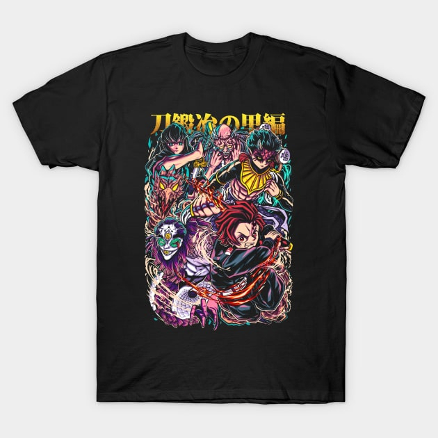Unisex Anime Inspired Vintage T-Shirt丨Demon Slayer