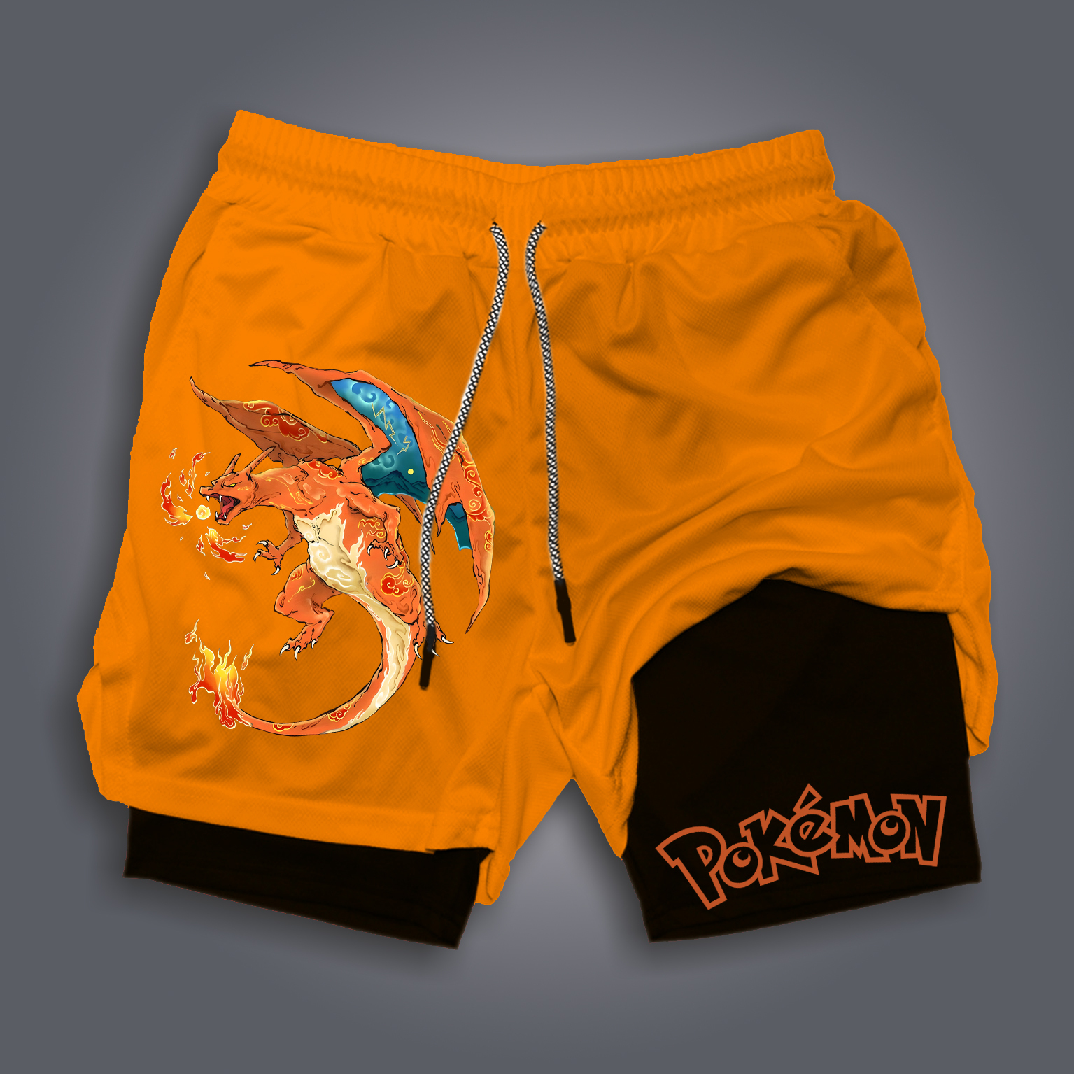 Unisex   Casual Anime Streetwear Shorts-AnimeClothe