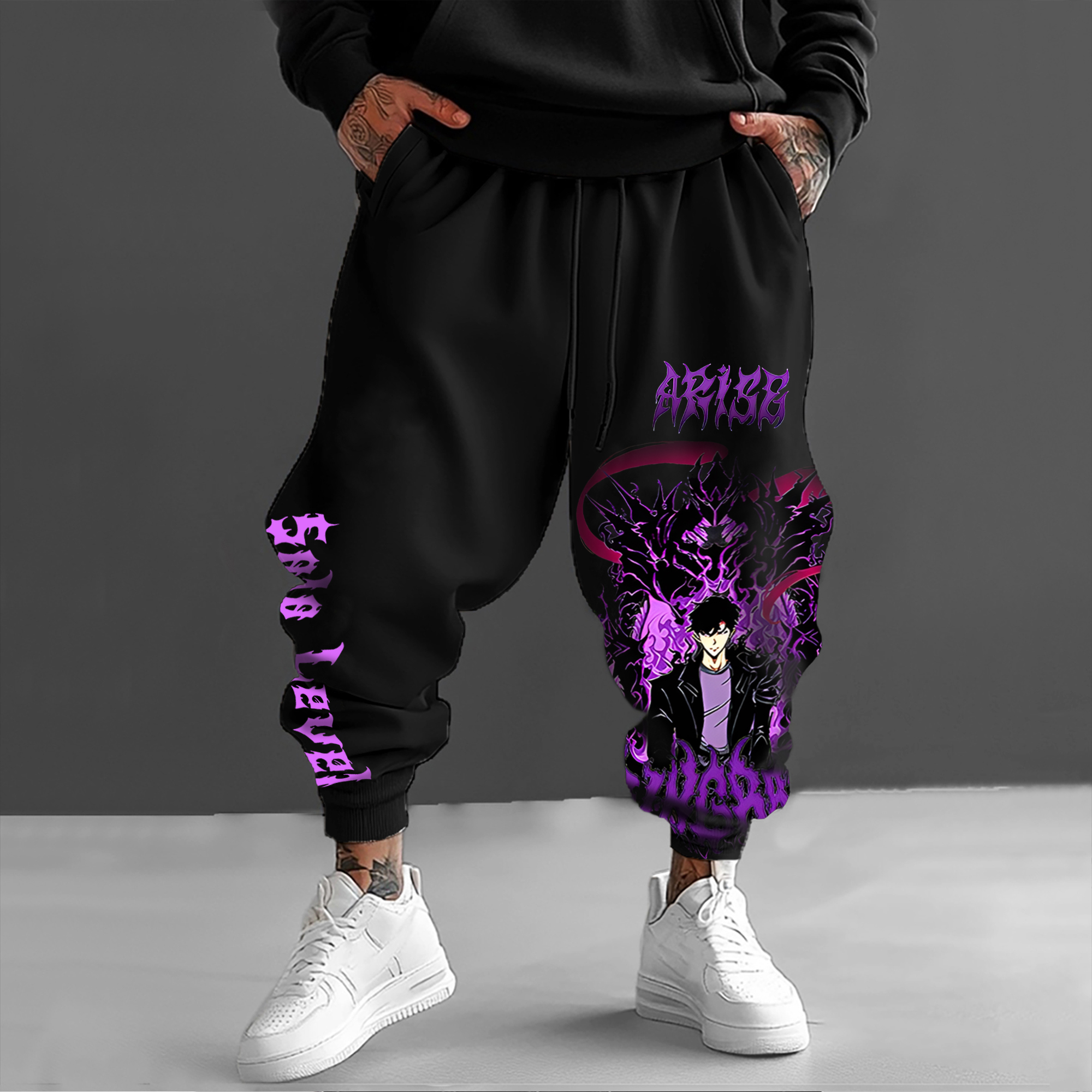 Unisex Casual Anime Streetwear Pants-AnimeClothe
