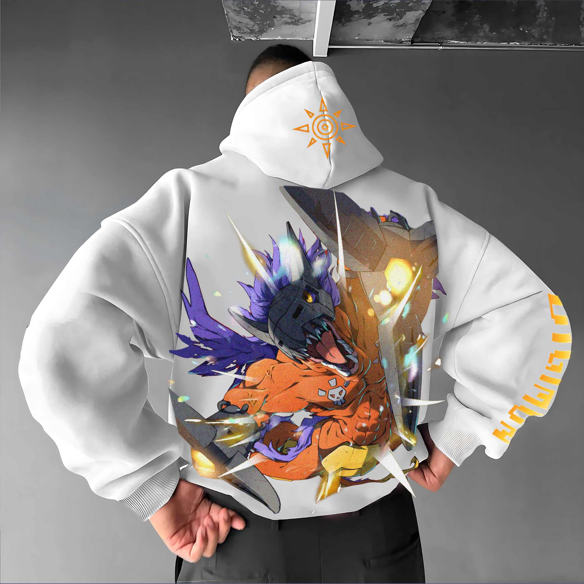 Unisex “Digimon” Anime Graphic Streetwear Vintage Hoodie