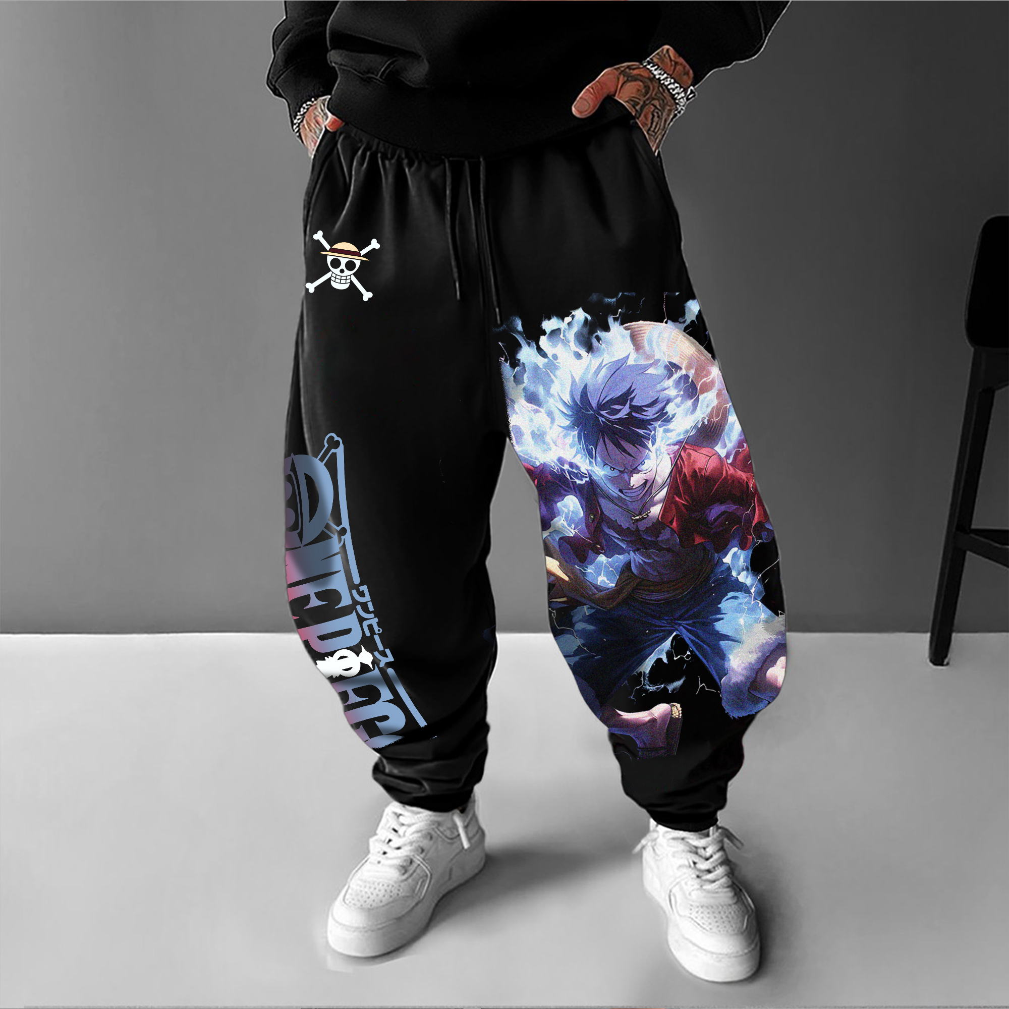 Unisex Anime Inspired Vintage Pants丨One Piece